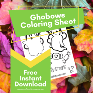 November Coloring Sheet: Ghobows
